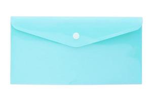 2638 Blue envelope isolated on a transparent background photo