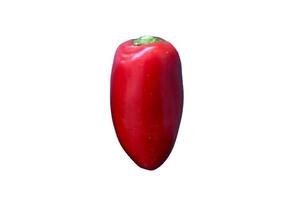 3536 Red paprika isolated on a transparent background photo