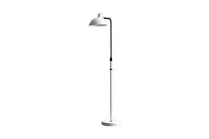 181 White floor lamp isolated on a transparent background photo