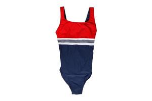 6309 Blue and red swimwear isolated on a transparent background photo