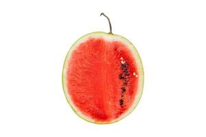 3475 Half watermelon isolated on a transparent background photo