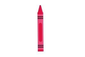 7327 Pink crayon isolated on a transparent background photo