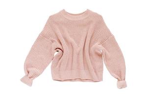 4759 rosado suéter aislado en un transparente antecedentes