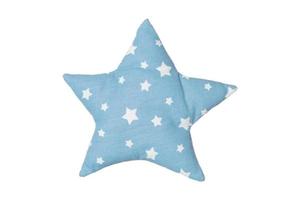 4310 Blue star cushion isolated on a transparent background photo