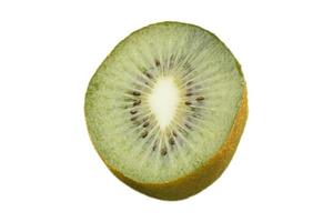 3340 Half kiwi fruit isolated on a transparent background photo