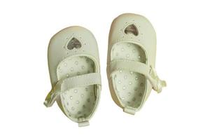 4340 Green baby shoes isolated on a transparent background photo