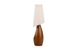 6415 Brown table lamp isolated on a transparent background photo