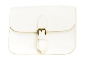 2778 White purse isolated on a transparent background photo