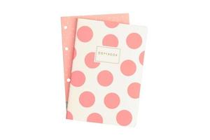 2666 Pink notebooks isolated on a transparent background photo