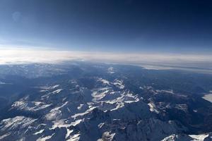 alpes vista aérea panorama paisaje foto