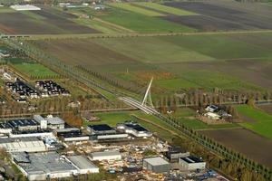 amsterdam puerto canales carreteras vista aérea panorama foto