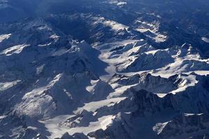 alps aerial view panorama landscape photo