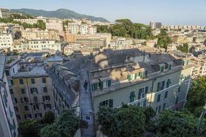 genoa cityview from castelletto elevator photo