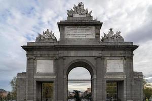 Madrid España puerta Toledo puerta foto