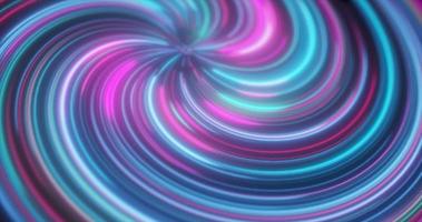 Abstract purple and blue multicolored glowing bright twisted swirling lines abstract background photo