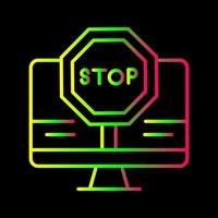 Stop Vector Icon