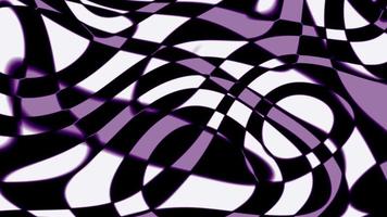 Purple, white, black texture loop geometrices abstract animation background video