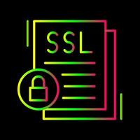 icono de vector de ssl