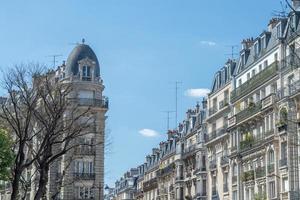 paris roofs and building cityview photo