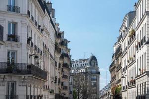 paris roofs and building cityview photo