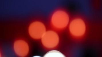 Soft blur bokeh of lantern led light video