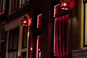 Amsterdam red light district photo