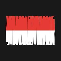 vector de bandera de indonesia