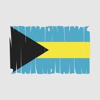 vector de bandera de bahamas
