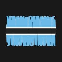 Botswana Flag Vector