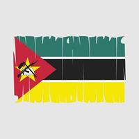 Mozambique bandera vector