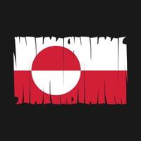 Greenland Flag Vector