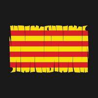 vector de bandera de cataluña