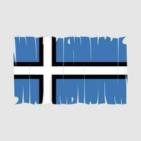 vector de bandera de estonia