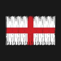 England Flag Brush vector