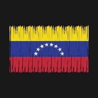 cepillo de bandera de venezuela vector