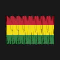 Bolivia Flag Brush vector