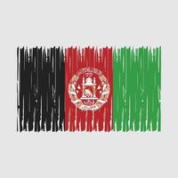 Afghanistan Flag Brush vector