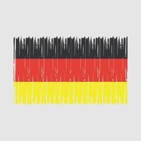 cepillo de bandera de alemania vector