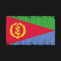 Eritrea Flag Brush Vector Illustration