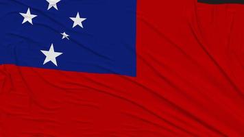 Samoa Flagge Stoff entfernen von Bildschirm, Einleitung, 3d Wiedergabe, Chroma Taste, Luma matt video