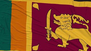 Sri Lanka Flag Cloth Removing From Screen, Intro, 3D Rendering, Chroma Key, Luma Matte video