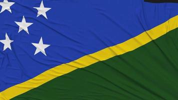 Solomon Islands Flag Cloth Removing From Screen, Intro, 3D Rendering, Chroma Key, Luma Matte video