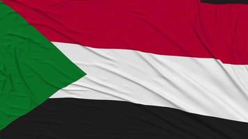 Sudan Flag Cloth Removing From Screen, Intro, 3D Rendering, Chroma Key, Luma Matte video