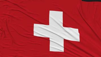 Switzerland Flag Cloth Removing From Screen, Intro, 3D Rendering, Chroma Key, Luma Matte video