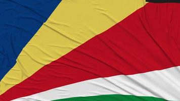 Seychelles Flag Cloth Removing From Screen, Intro, 3D Rendering, Chroma Key, Luma Matte video