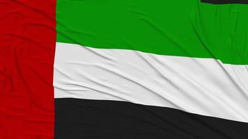 unido árabe emiratos, uae bandera paño quitando desde pantalla, introducción, 3d representación, croma llave, luma mate video