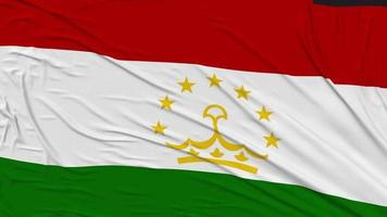 Tajikistan Flag Cloth Removing From Screen, Intro, 3D Rendering, Chroma Key, Luma Matte video
