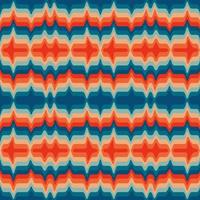 Retro kaleidoscope pattern in the style of the 70s and 60s. Geometric pattern photo