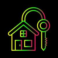 House Key Vector Icon