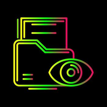 icono de vector de visualización de datos